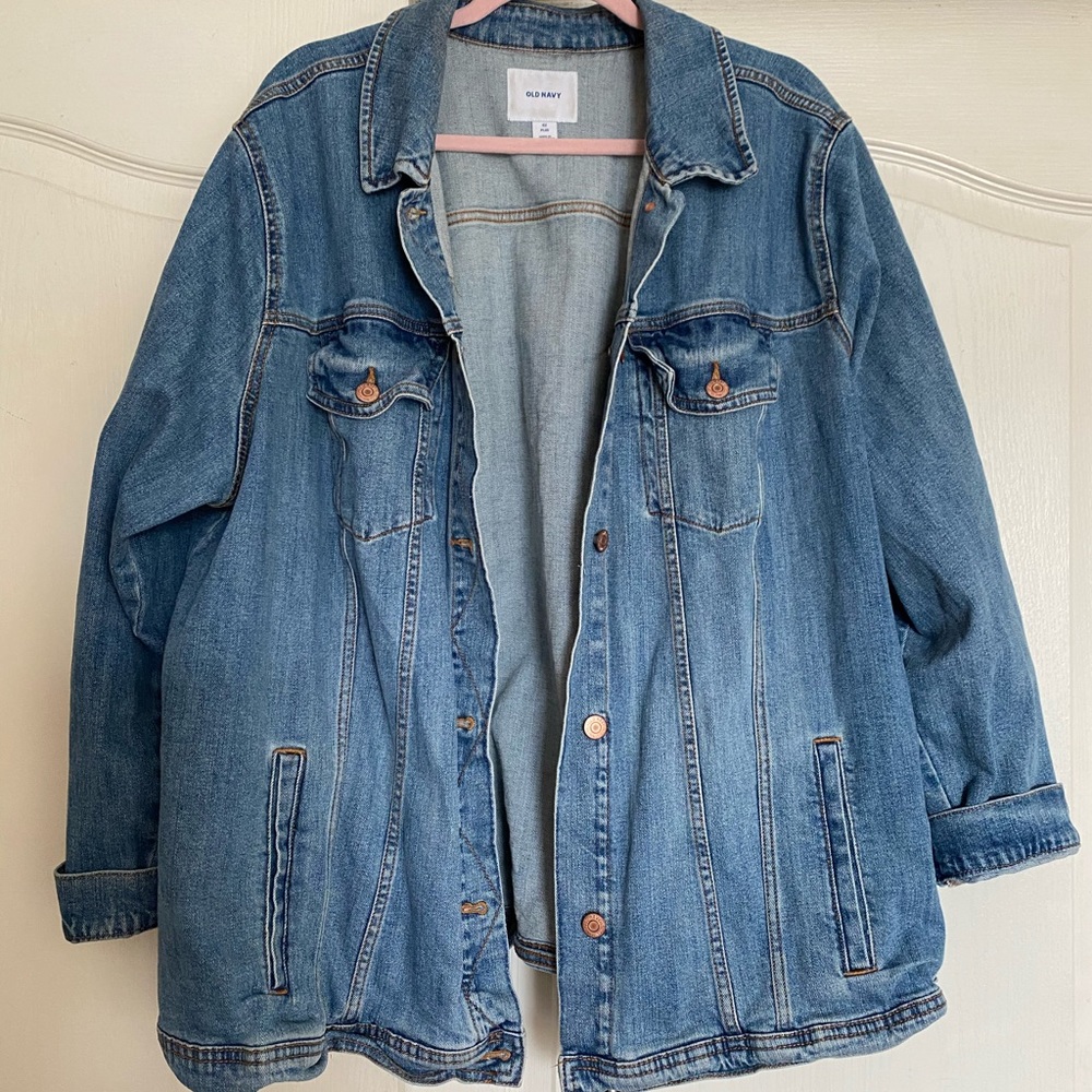 Plus-Size Jean Jacket Old Navy